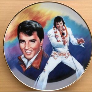 Elvis Presley Remembered Series 10 Inch Collector Plate Forever 1989
